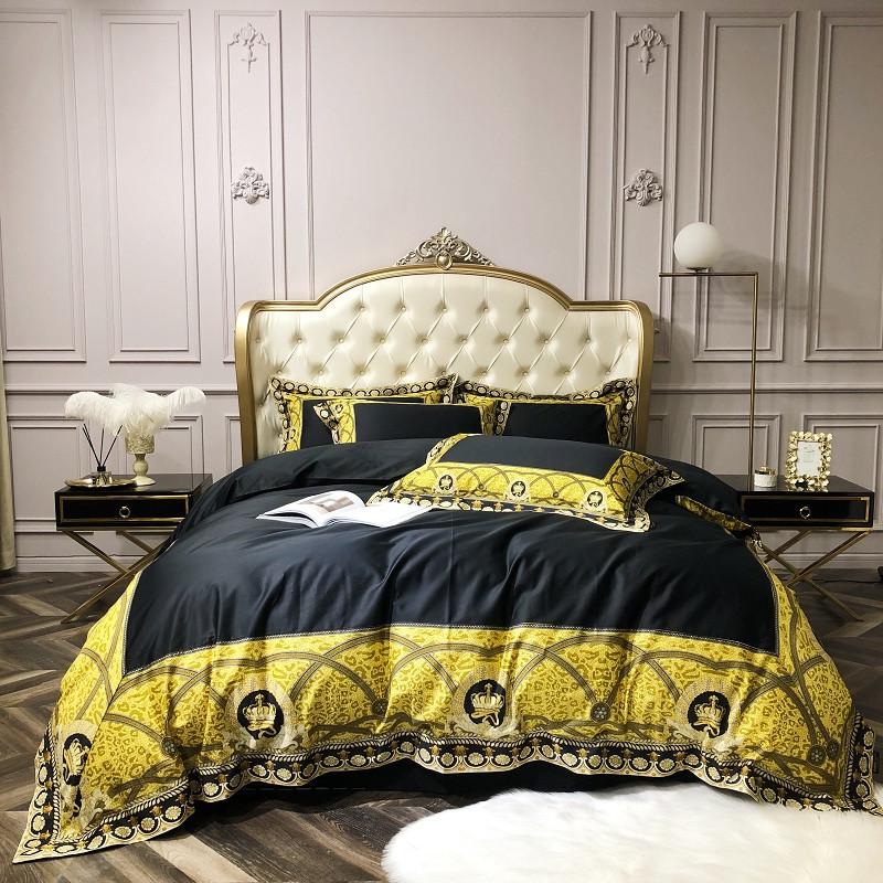 Crown Patchwork Duvet Cover Set