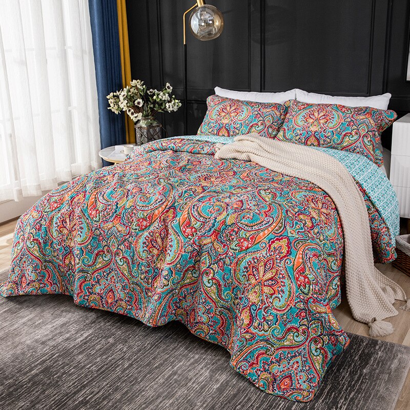 Summer Bohemian Print Bedspread