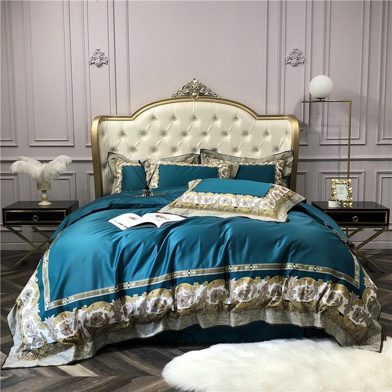 Crown Patchwork Duvet Cover Set