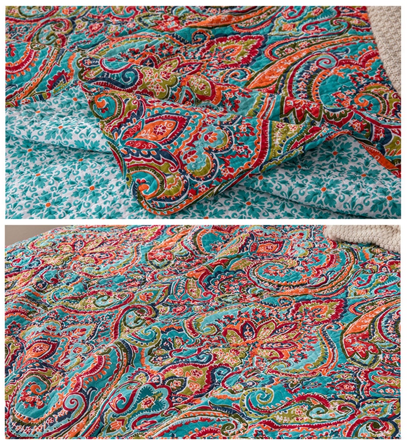 Summer Bohemian Print Bedspread