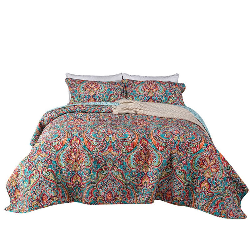 Summer Bohemian Print Bedspread