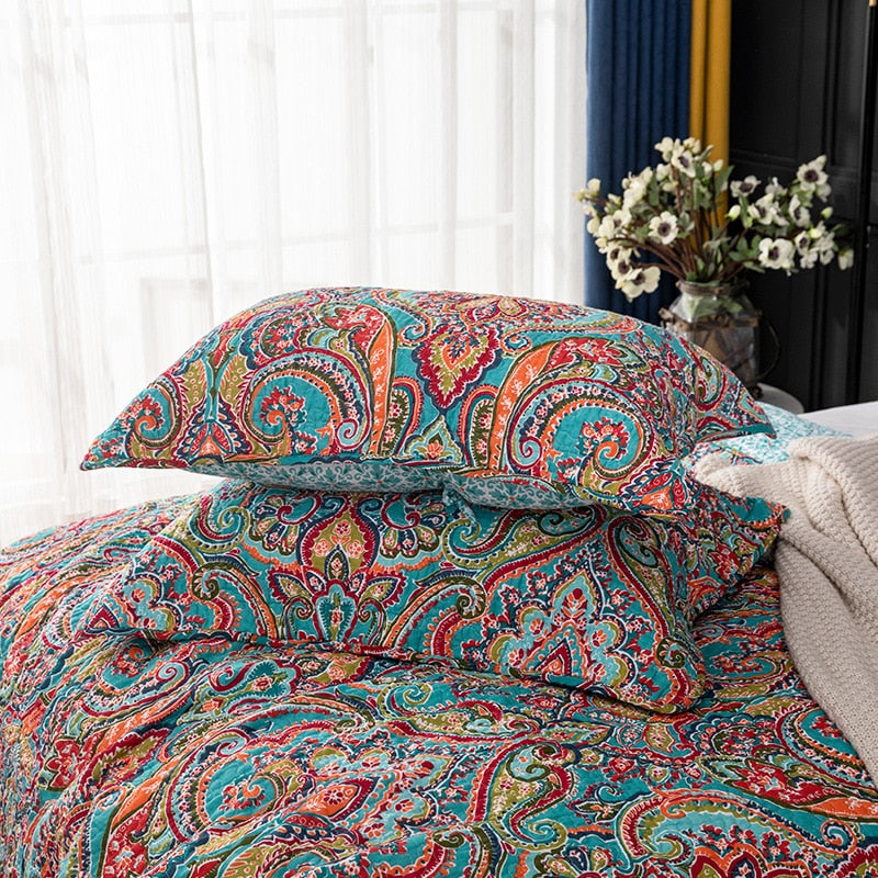 Summer Bohemian Print Bedspread