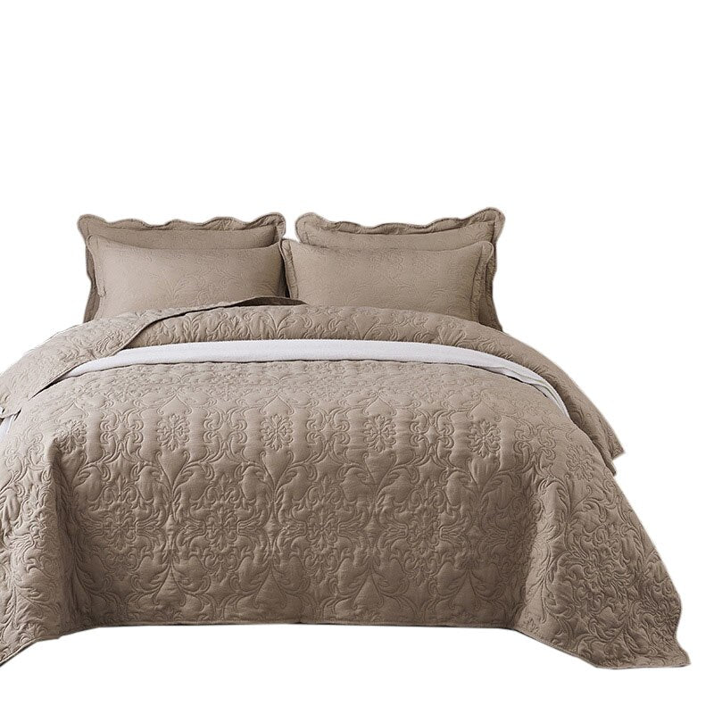 Solid Summer Quilted Bedspread