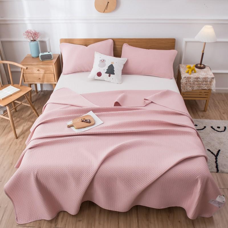 Soft Embossed Solid Color Bedspread