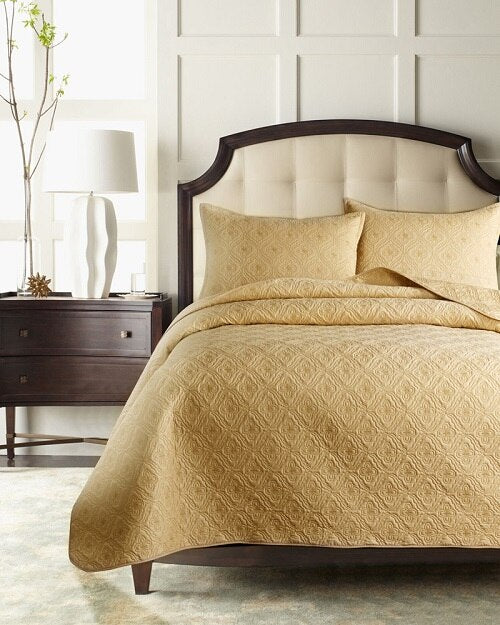 Summer Quilted Cotton Bedspread