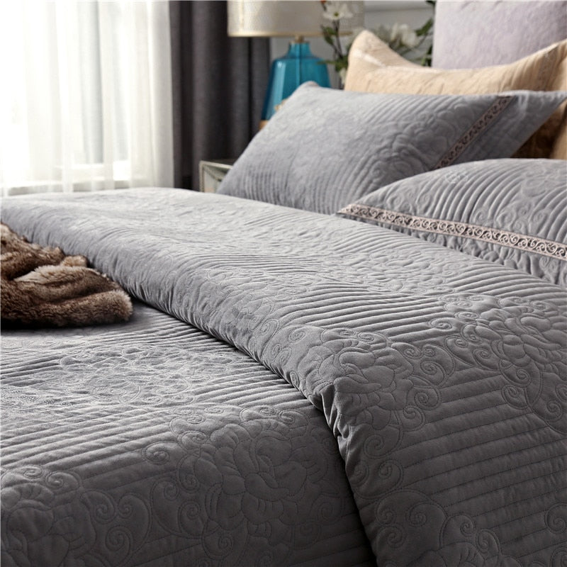 Fleece Quilted Ultra Soft Bedspread