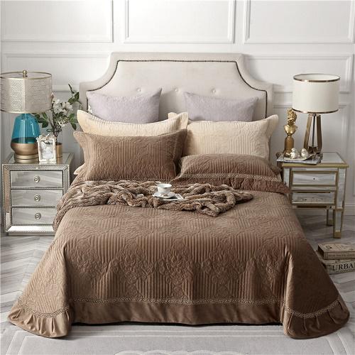 Fleece Quilted Ultra Soft Bedspread