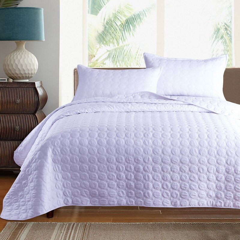 Summer Quilted Cotton Bedspread
