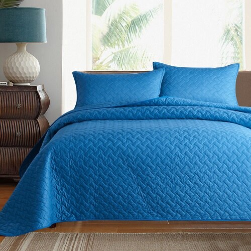 Summer Quilted Cotton Bedspread