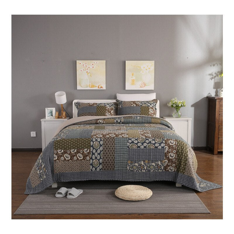 Shabby Chic Reversible Bedspread