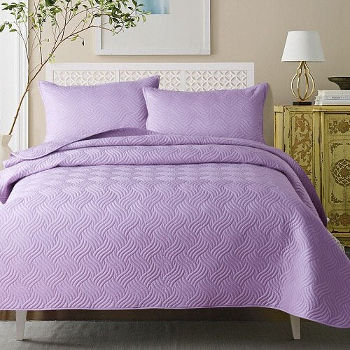Summer Quilted Cotton Bedspread