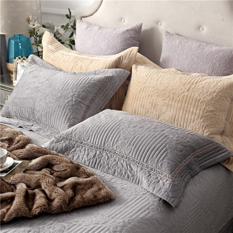Fleece Quilted Ultra Soft Bedspread