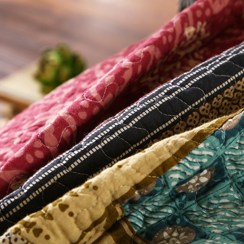 Reversible Handmade Patchwork Chic Bedspread