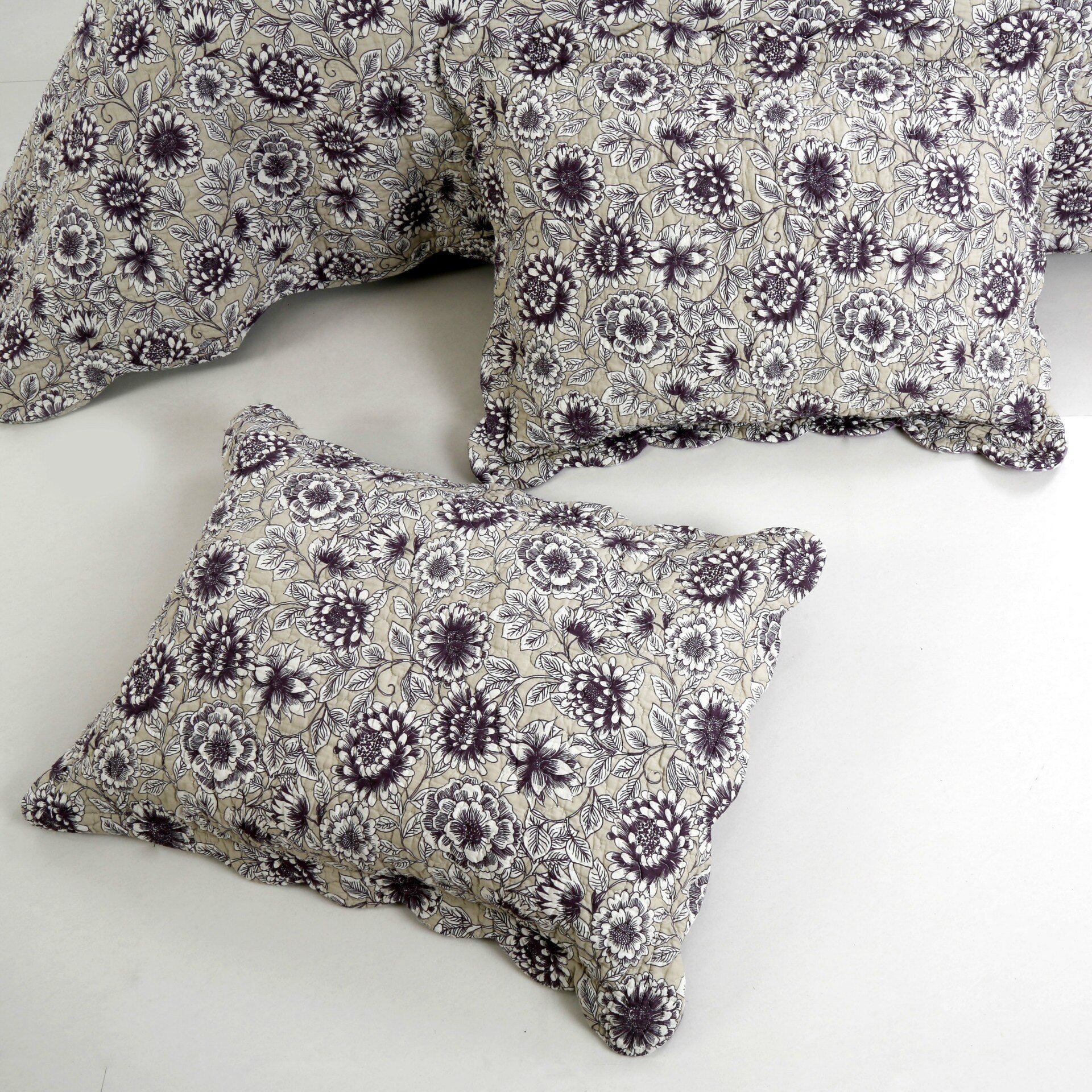 Vibrant Blossom Floral Printed Reversible Bedspread