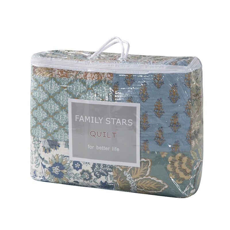 Shabby Chic Floral Patchwork Bedspread