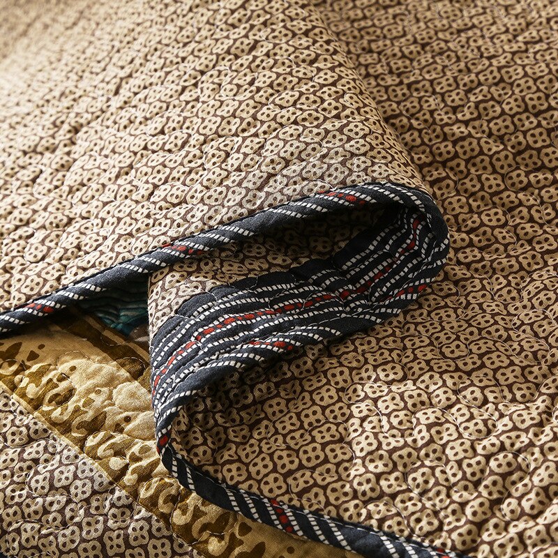 Reversible Handmade Patchwork Chic Bedspread