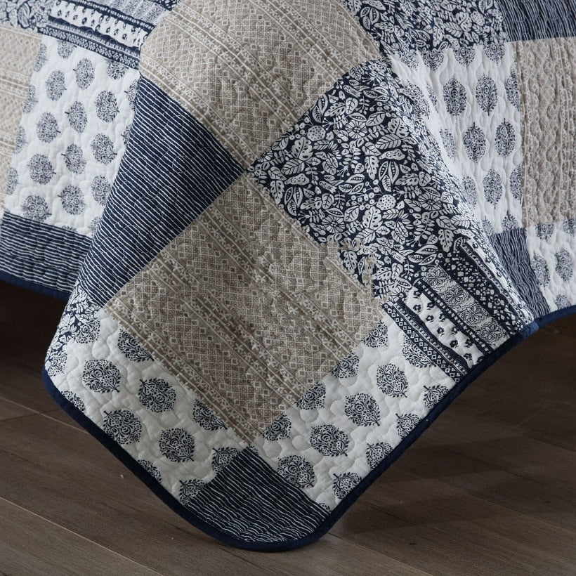 Textured Stitching Summer Bedspread