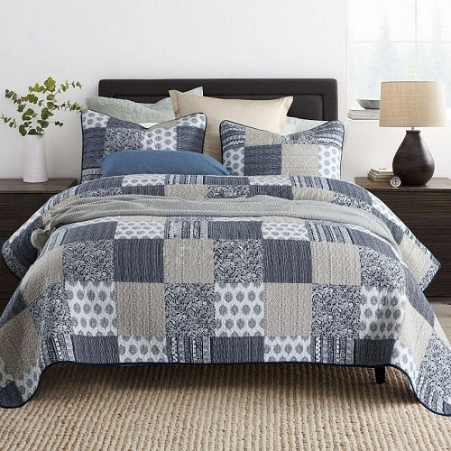 Textured Stitching Summer Bedspread