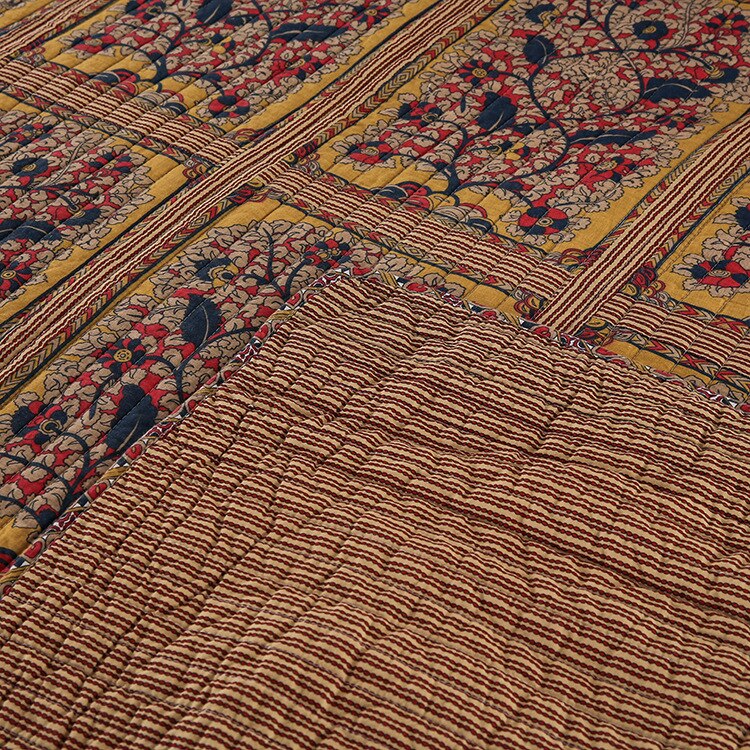 Country Style Handmade Patchwork Bedspread