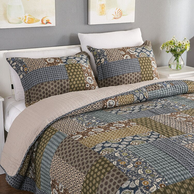 Shabby Chic Reversible Bedspread