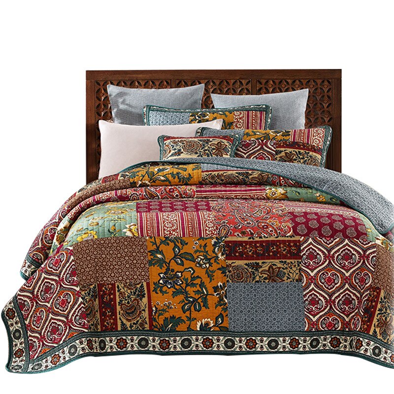 Vintage Cotton Patchwork Bedspreads