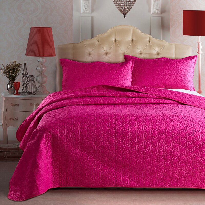 Summer Quilted Cotton Bedspread