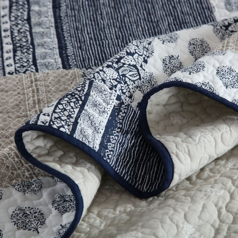 Textured Stitching Summer Bedspread