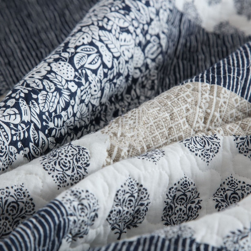 Textured Stitching Summer Bedspread