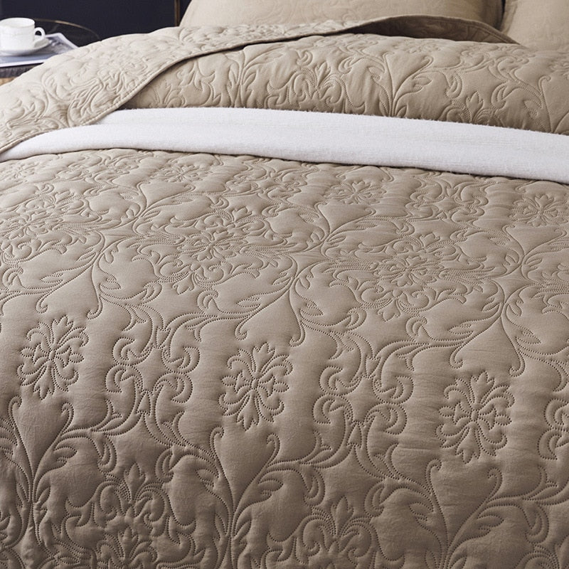 Solid Summer Quilted Bedspread